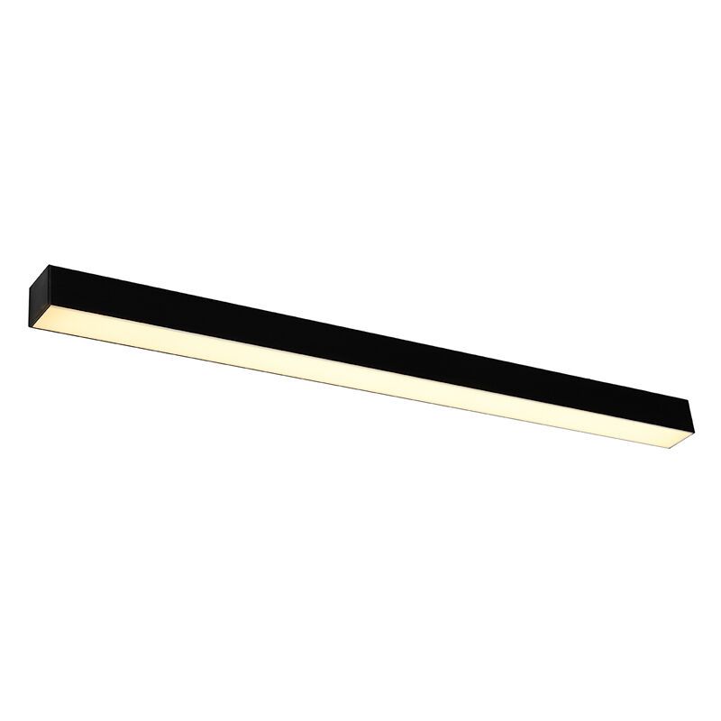 Aplică de perete din aluminiu neagră, Mascha, 31W, LED 3000K