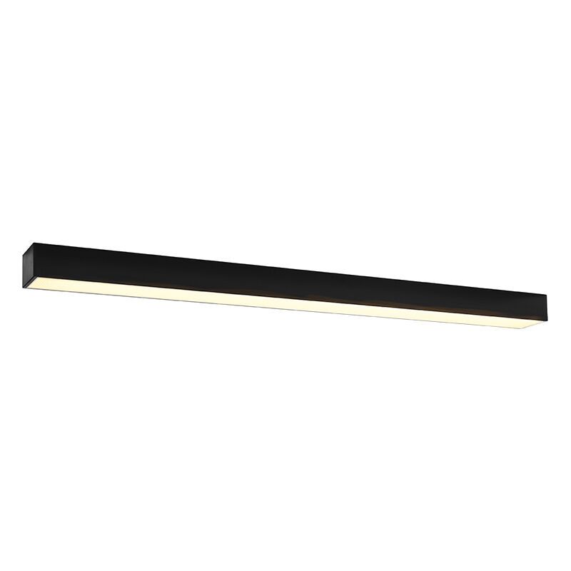 Plafonieră din aluminiu neagră, Mascha, 38W, LED 3000K