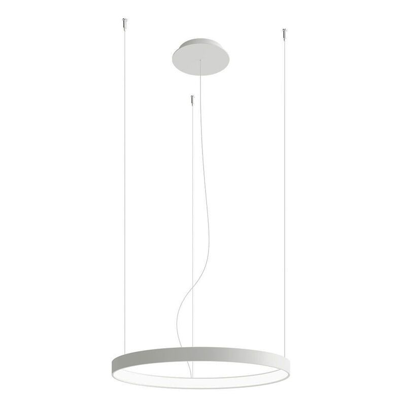 Lustră din aluminiu albă, Ringo, 50W, LED 3000K