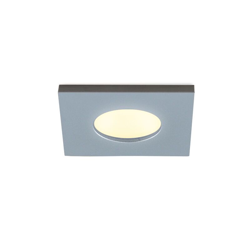Spot încastrat pentru foișor din aluminiu crom, Dico, 3W, LED 2700K, IP65