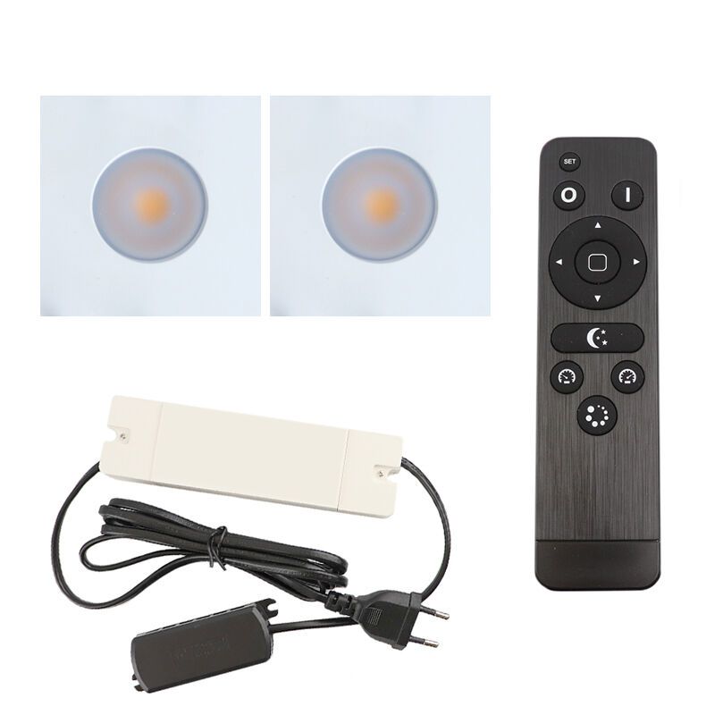 Spot încastrat pentru foișor din aluminiu alb, Dico, 6W, LED 2700K, IP65, con telecomando Spot încastrat pentru foișor din aluminiu alb, Dico, 6W, LED 2700K, IP65, con telecomando