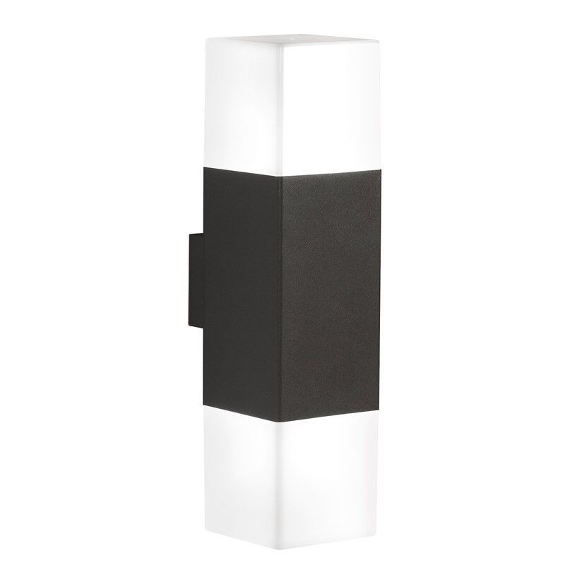 Aplică de perete up down antracit din aluminiu, Sodbury, IP44