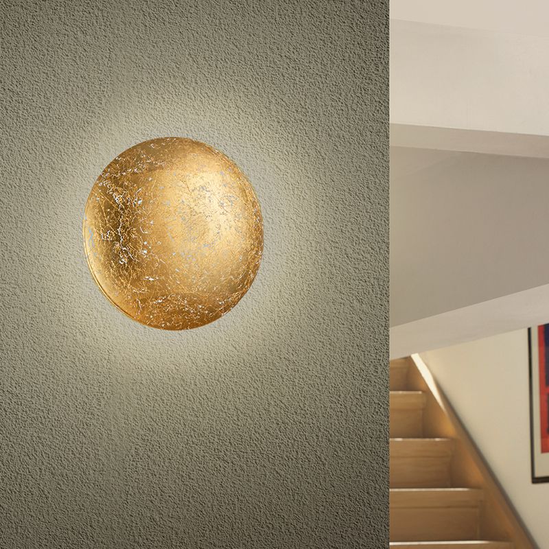 Aplică de perete design aurie, Wilke, 8W, LED 3000K