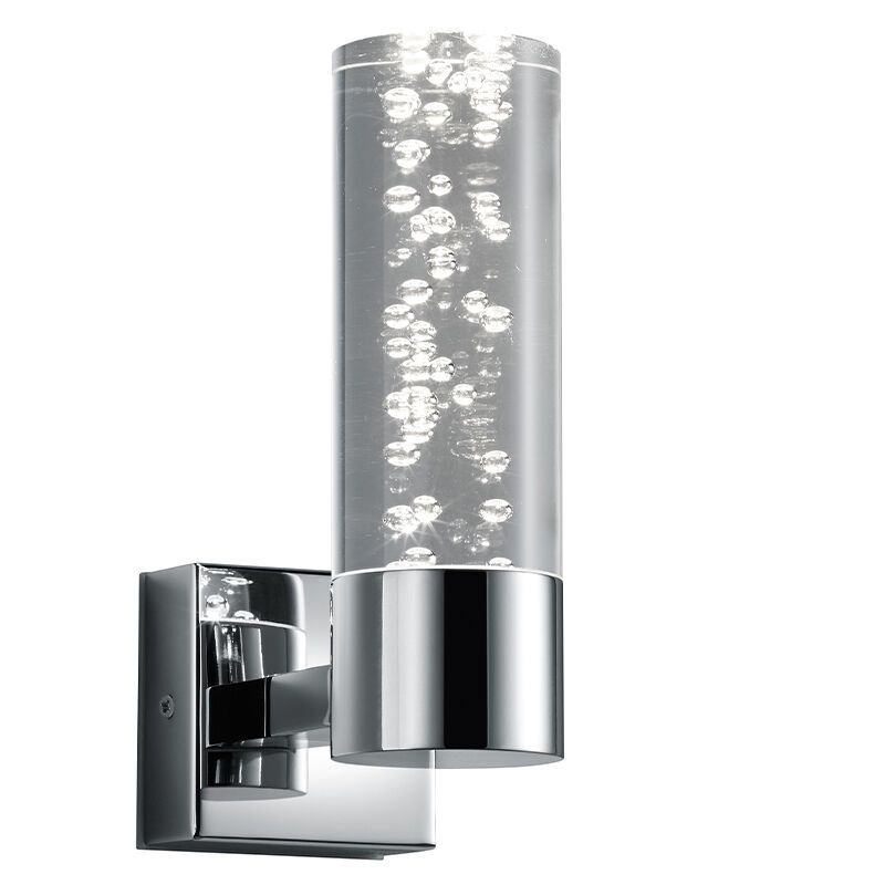 Aplică de perete design crom, Delfina, 3,1W, LED 3000K, IP44