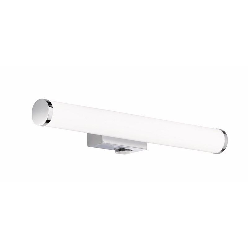 Lampă cu senzor modernă crom, Staby, 4,3W, LED 3000K, IP44, con întrerupător