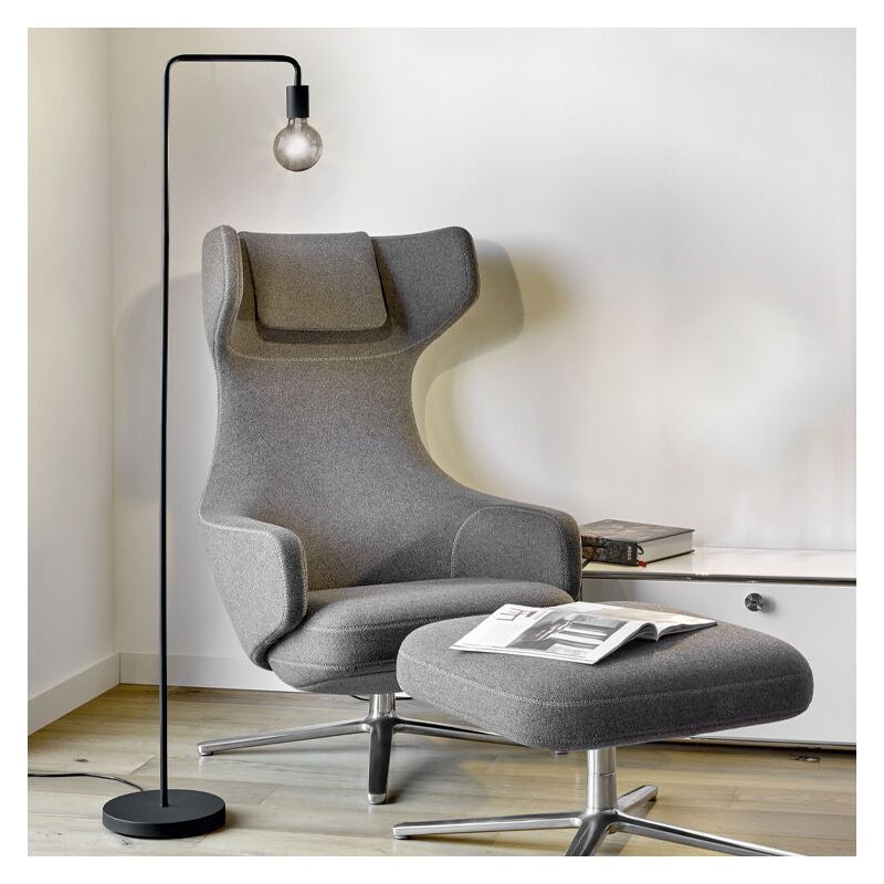 Lampadar modern negru, Ritual, con întrerupător