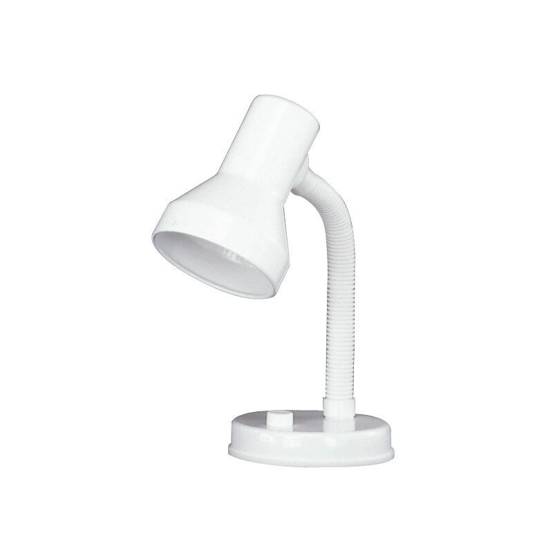 Lampă de birou albă din plastic, Lagos, con întrerupător Lampă de birou albă din plastic, Lagos, con întrerupător