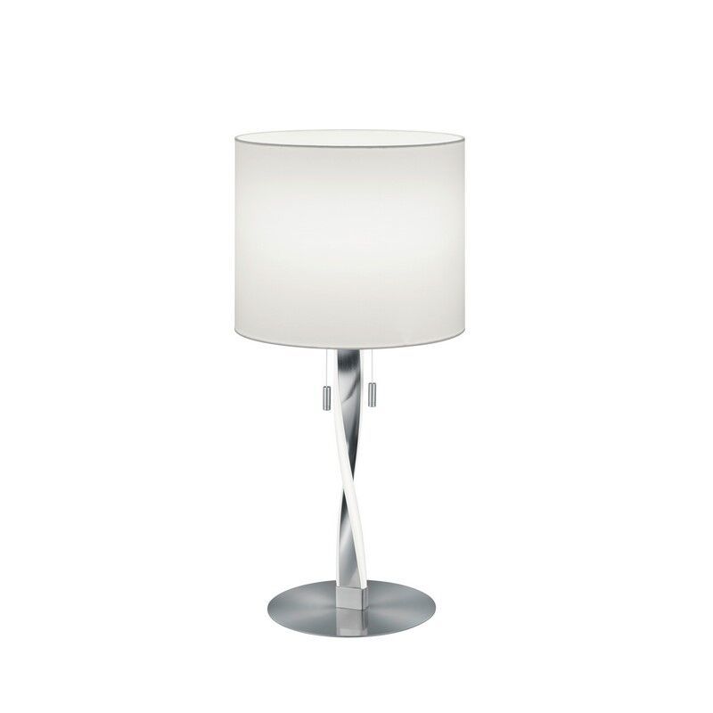 Lampă de masă modernă nichel, Ramten, 3W, LED 3000K, cu întrerupător cu șnur