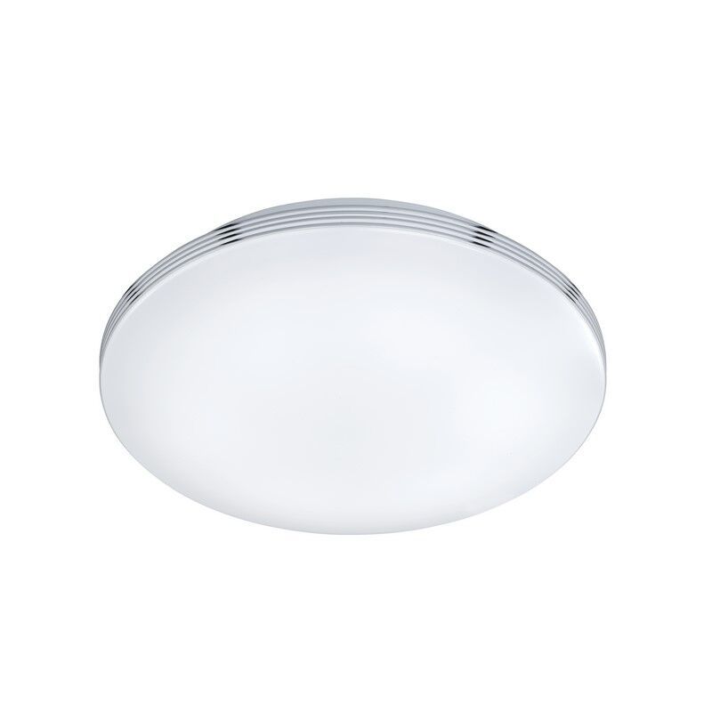 Plafonieră baie crom din plastic, Brunella, 24W, LED 3000K, IP44