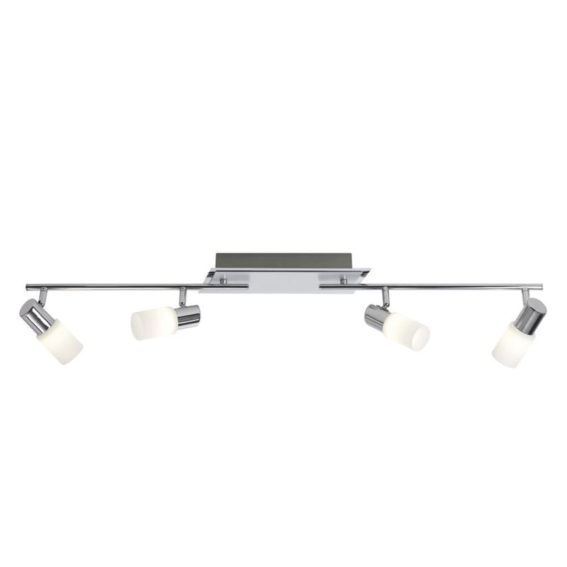 Spot LED de tavan gri din sticlă, Morely, 4,3W, LED 3000K