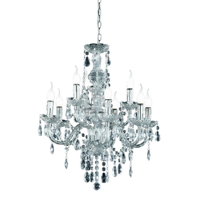 Candelabru clasic crom, Pedra