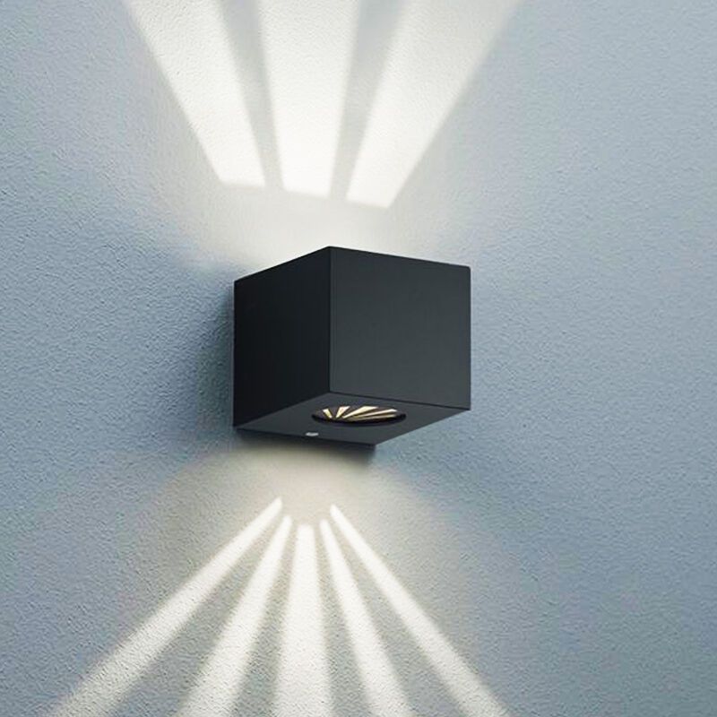 Lampă exterior design neagră, Sandby, 2W, LED 3000K, IP44