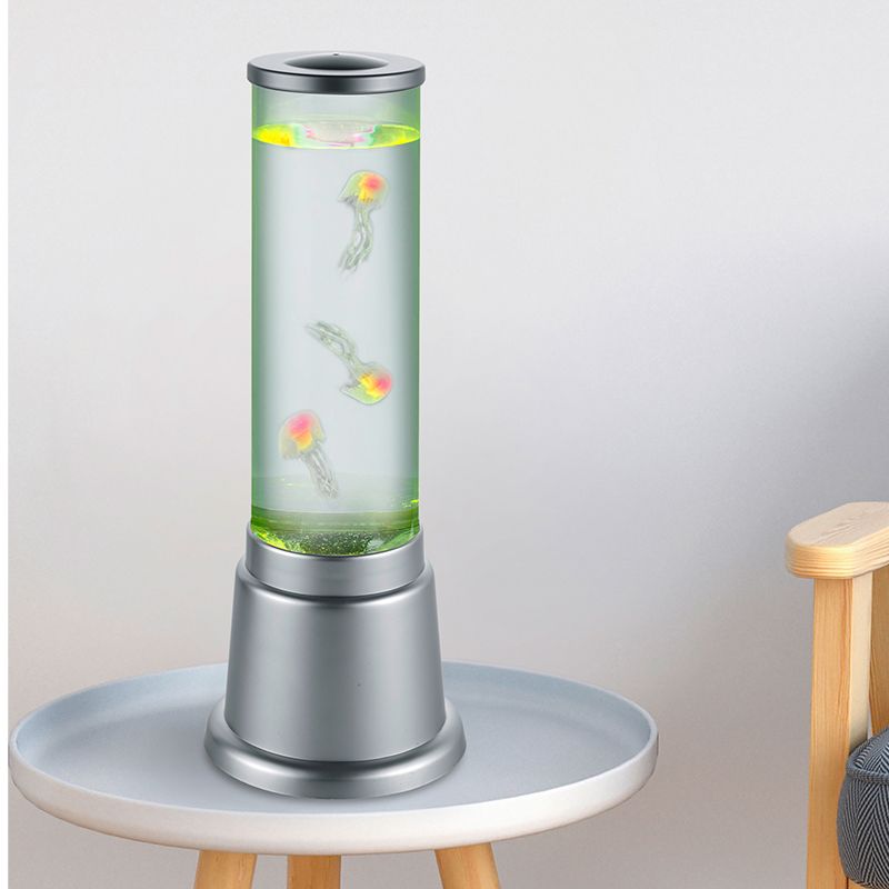 Lampă de masă copii design argintie, Berke, 6W, LED 3000K, con întrerupător