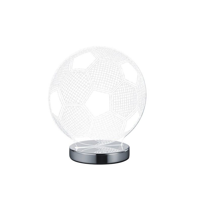 Lampă de masă design crom, Berit, 7W, LED reglabil de la alb cald la alb rece, con întrerupător Lampă de masă design crom, Berit, 7W, LED reglabil de la alb cald la alb rece, con întrerupător
