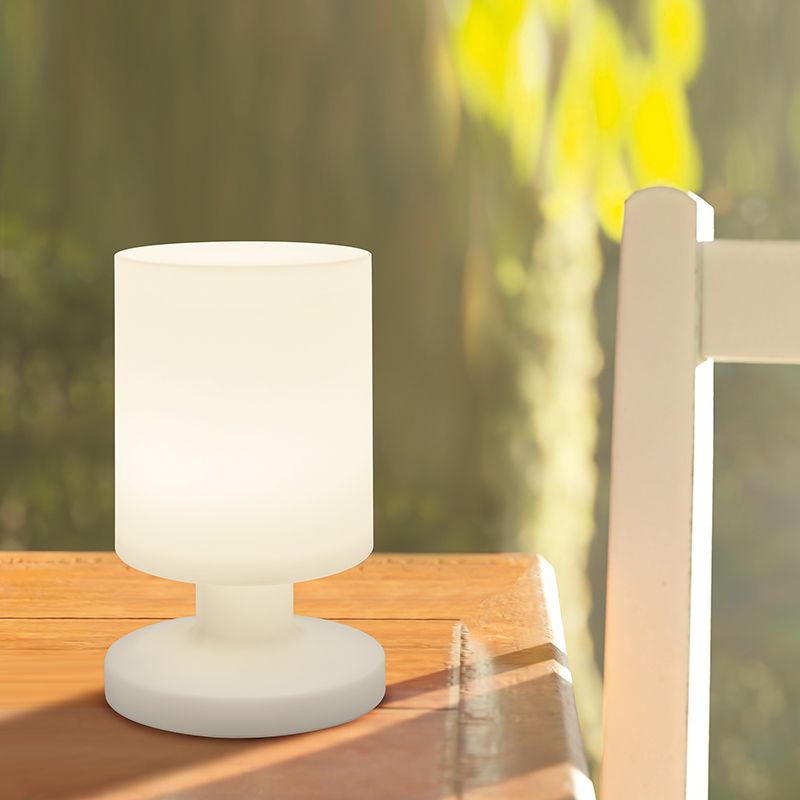 Lampă de masă copii albă din plastic, Wiesje, 1,5W, LED 3000K, IP44, con întrerupător Lampă de masă copii albă din plastic, Wiesje, 1,5W, LED 3000K, IP44, con întrerupător
