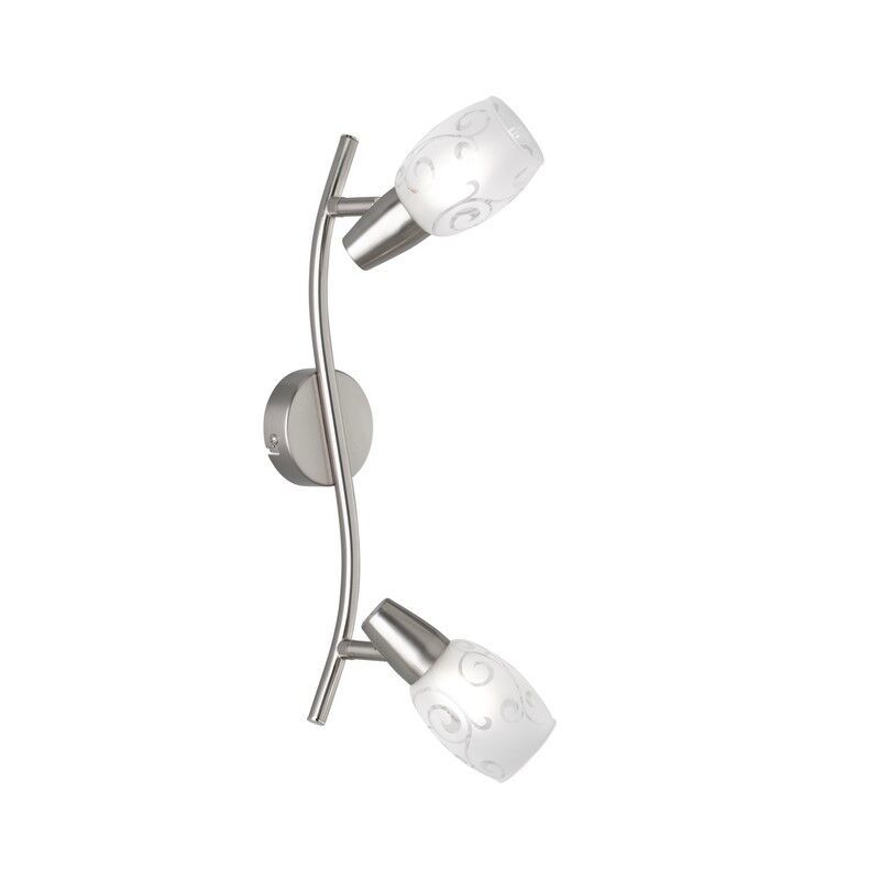 Spot LED de tavan clasic nichel, Venya