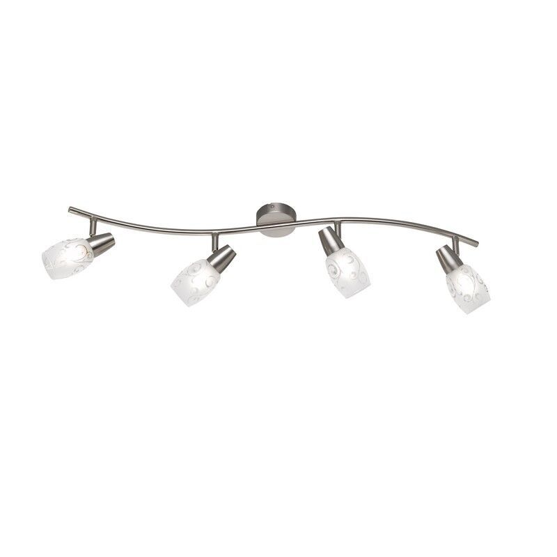 Spot LED de tavan clasic nichel, Venya