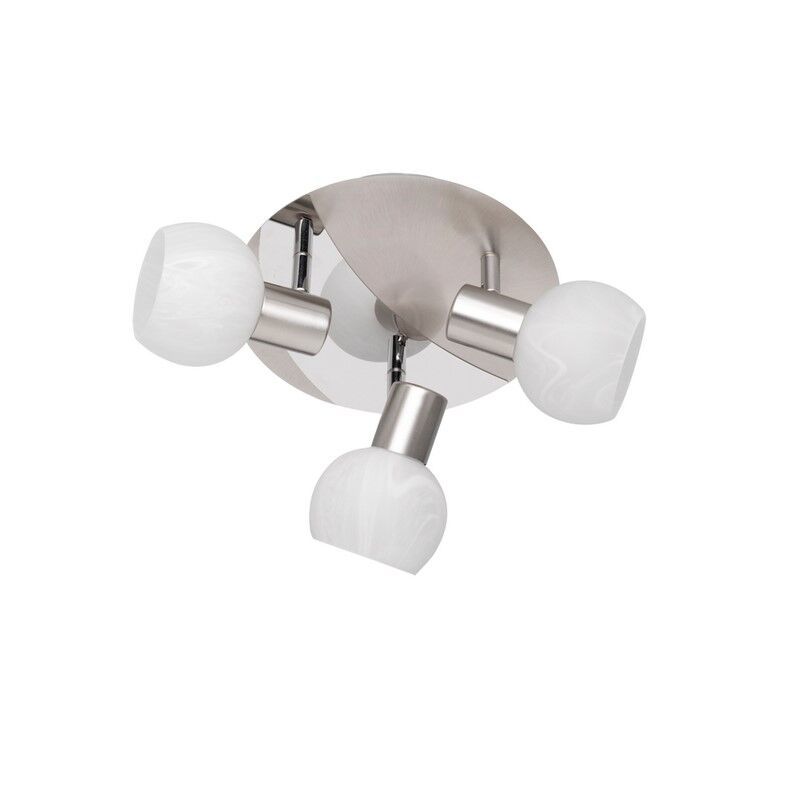 Spot LED de tavan modern nichel, Benita