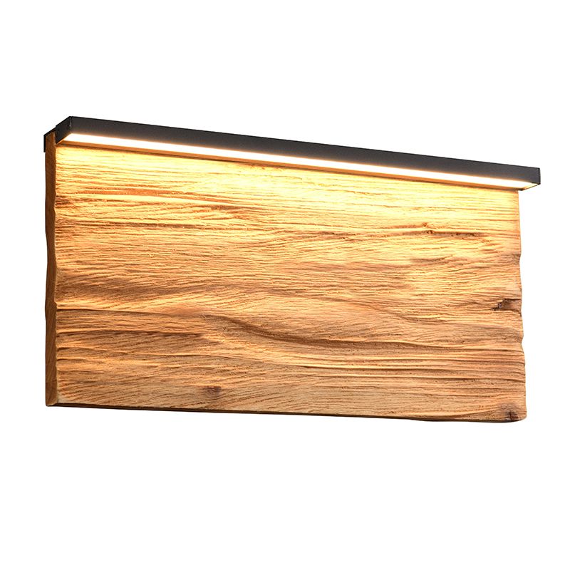 Aplică de perete lemn design, Tanneke, 13W, LED 3000K, dimmabil în 3 trepte