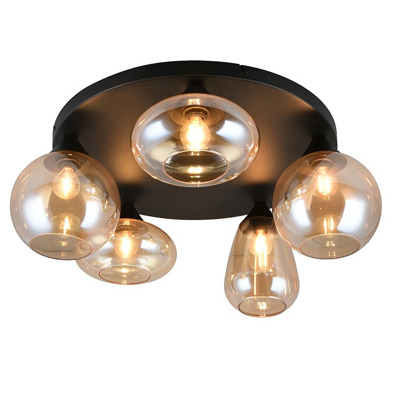 Plafonieră design chihlimbar, Ervin