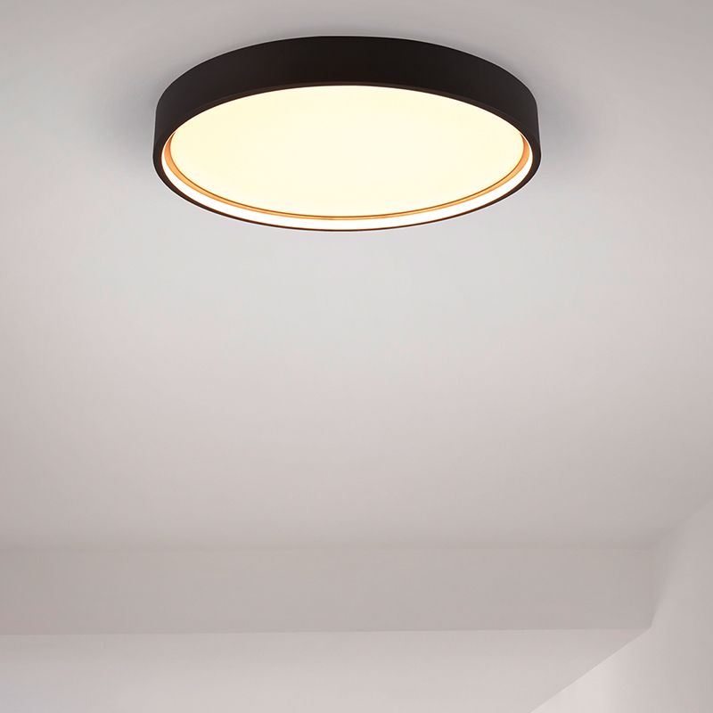Lampă de tavan modernă neagră, Destin, 29W, LED white switch
