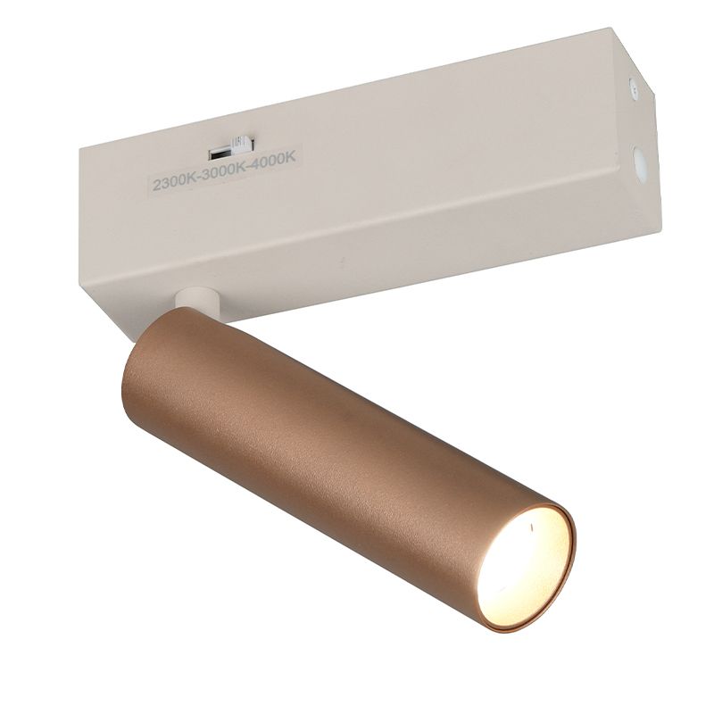 Spot de perete modern maro, Smail, 5,5W, LED white switch, dimmabil în 3 trepte
