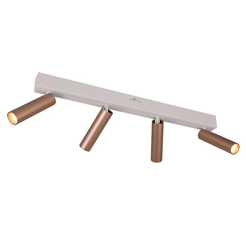 Spot LED de tavan modern maro, Smail, 5,5W, LED white switch, dimmabil în 3 trepte