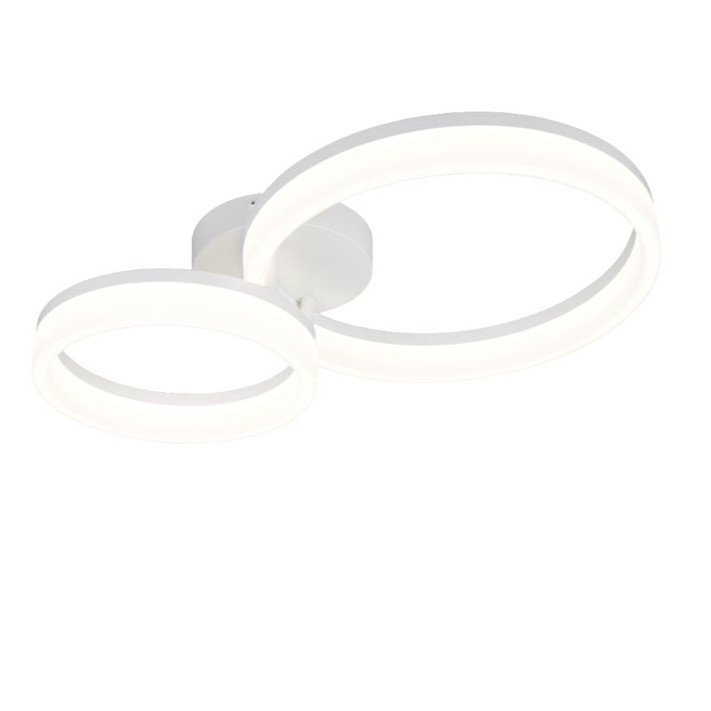 Plafonieră design albă, Ufuk, 22W, LED 4000K