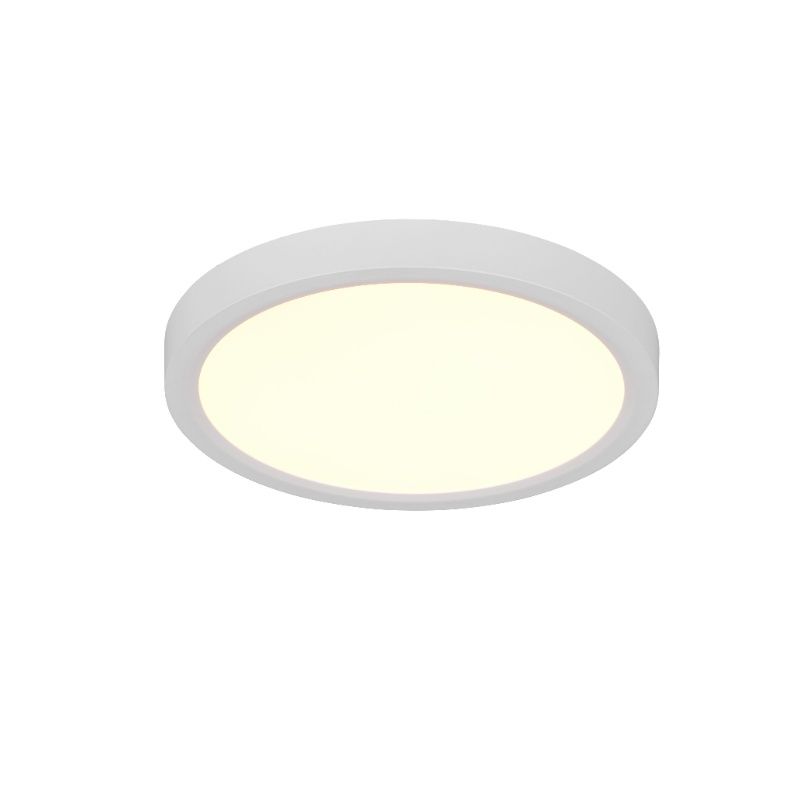 Lampă de tavan modernă albă, Zayd, 18W, LED white switch, dimmabil în 3 trepte