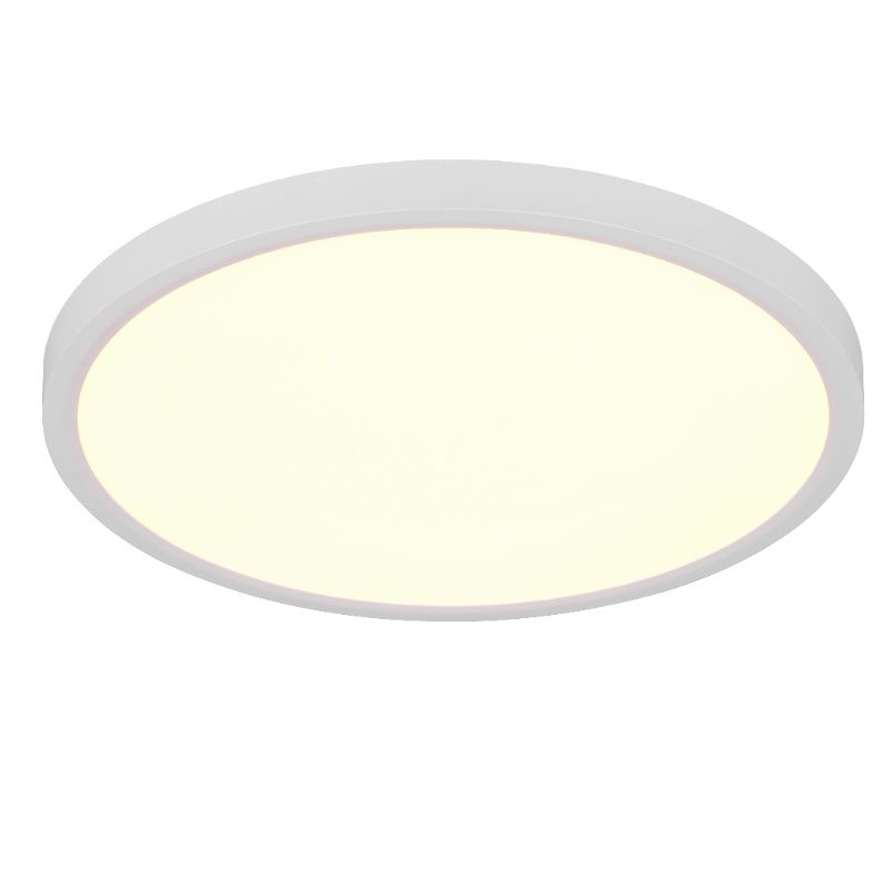 Lampă de tavan modernă albă, Zayd, 30W, LED white switch, dimmabil în 3 trepte