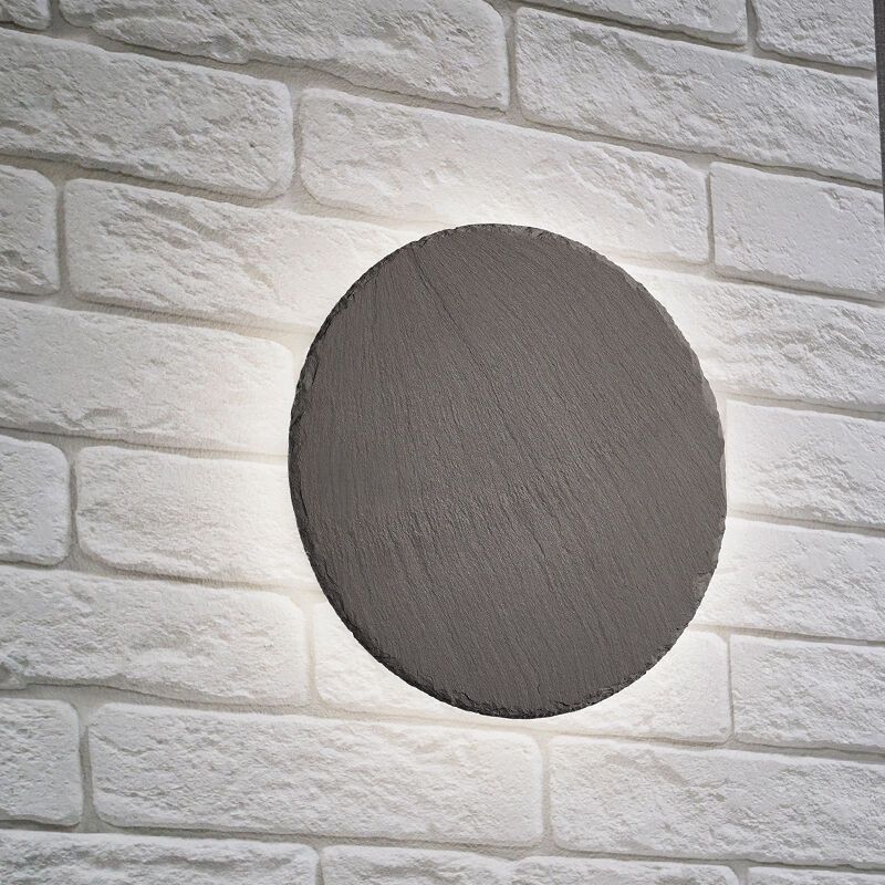 Aplică de perete modernă neagră, Faisal, 9W, LED 3000K