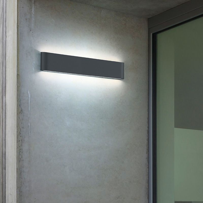 Lampă exterior modernă antracit, Bridlington, 8W, LED 3000K, IP54