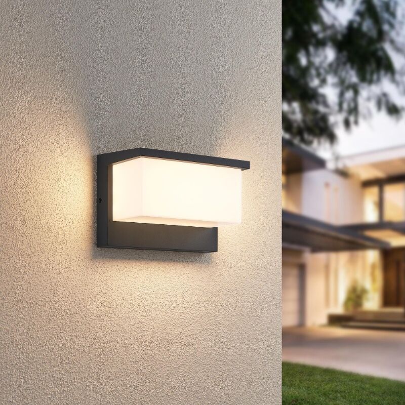 Lampă exterior modernă antracit, Slimane, 13W, LED 3000K, IP54