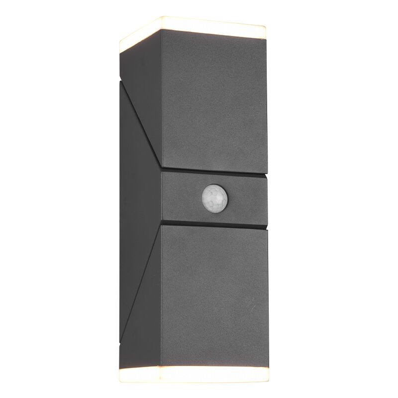 Aplică exterior cu senzor de mișcare modernă antracit, Liron, 7W, LED 3000K, IP54 Aplică exterior cu senzor de mișcare modernă antracit, Liron, 7W, LED 3000K, IP54