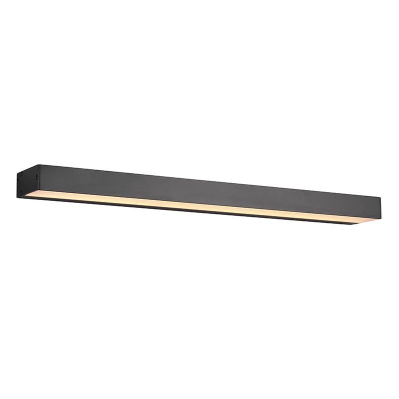 Aplică baie modernă neagră, Basma, 8W, LED 3000K, IP44