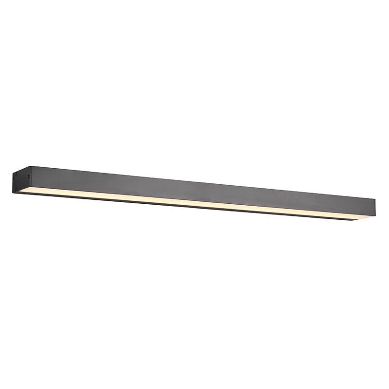 Aplică baie modernă neagră, Basma, 13W, LED 3000K, IP44