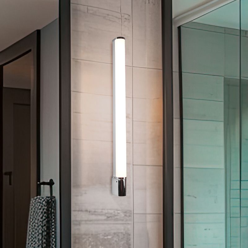Aplică baie modernă crom, Bernou, 16W, LED 3000K, IP44
