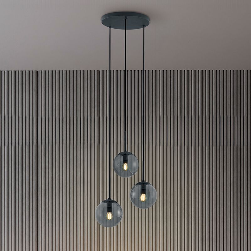 Lustră pentru masă de dining modernă antracit, Resi