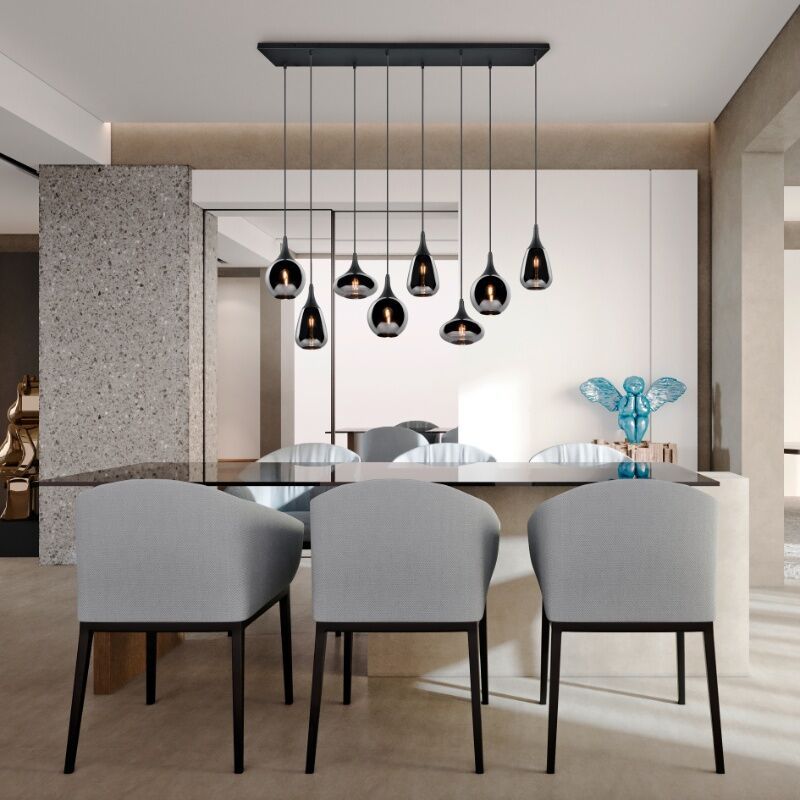 Lustră design neagră, Sybren