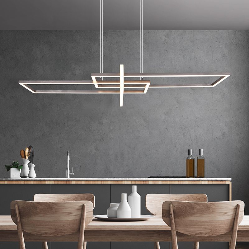 Lustră modernă nichel, Hatun, 34W, LED 3000K