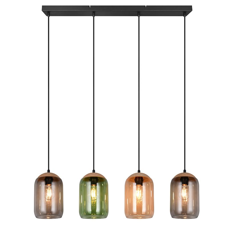 Lustră design multicolor, Tasniem