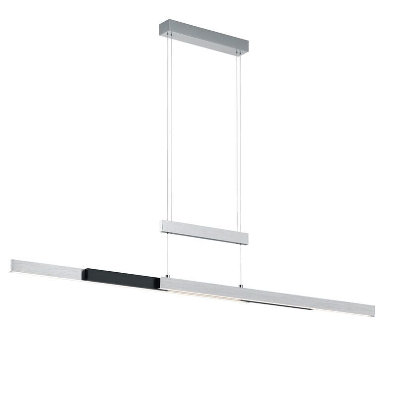 Lustră modernă crom, Jessey, 45W, LED reglabil de la alb cald la alb rece