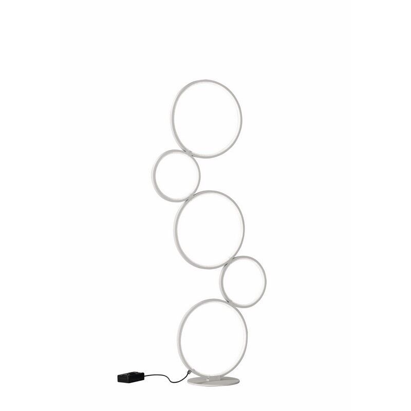 Lampadar modern alb, Robon, 36W, LED 3000K, con întrerupător