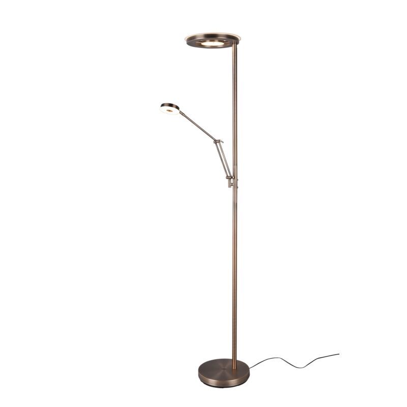 Lampă de citit modernă bronz, Yazid, 32W, LED cu nuanță de lumină reglabilă