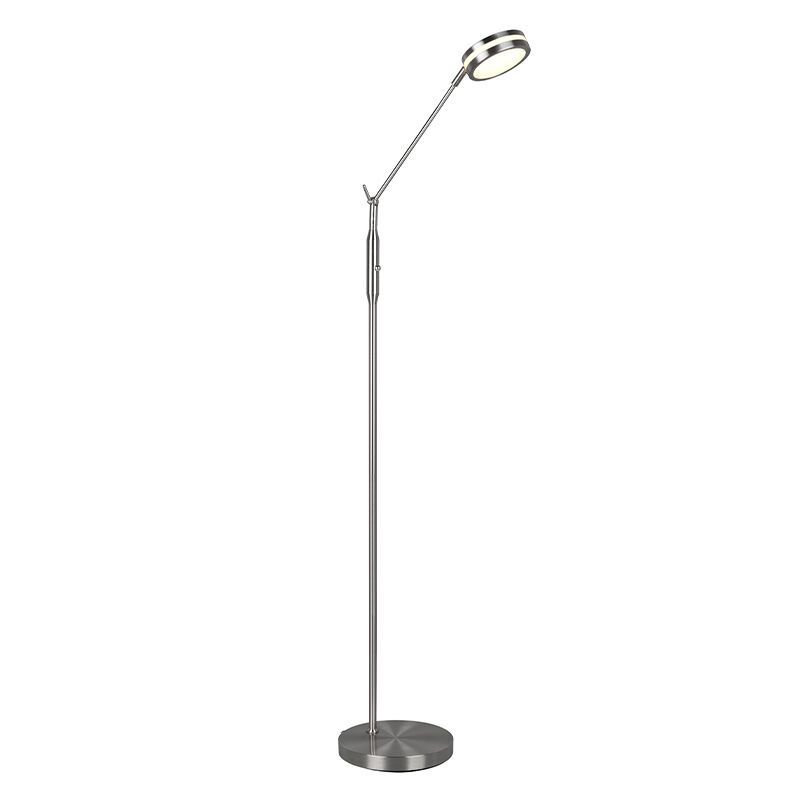 Lampă de citit modernă nichel, Marjon, 6W, LED cu nuanță de lumină reglabilă, cu întrerupător tactil