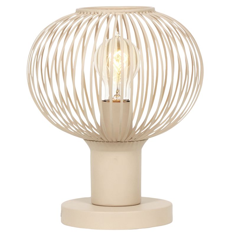 Lampă de masă industrială bej, Gjalt