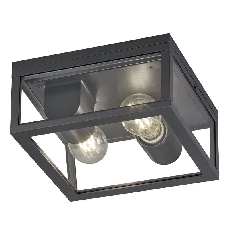 Lampă exterior industrială antracit, Sanna, IP44