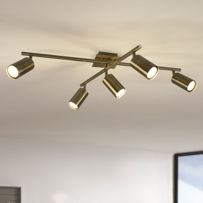 Spot LED de tavan modern bronz, Kaso