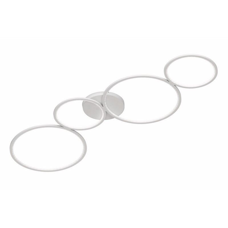 Lampă de tavan modernă albă, Robon, 37W, LED 3000K