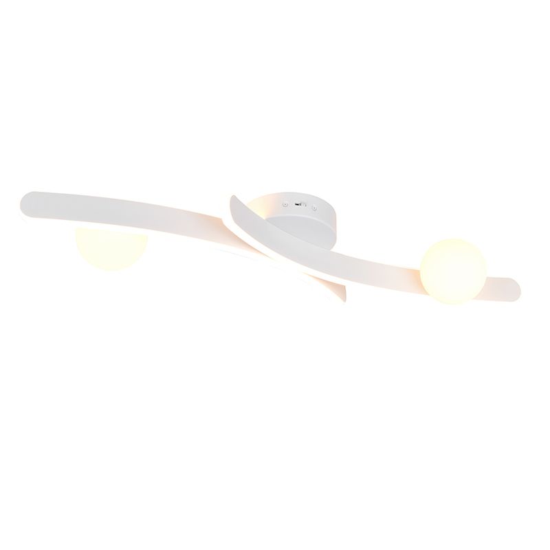 Lampă de tavan modernă albă, Leonoor Lampă de tavan modernă albă, Leonoor